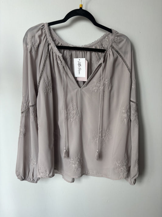 NWT- Black Tape Andra Blouse