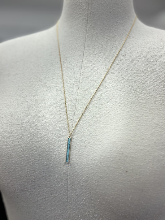 Turquoise Bar Pendant