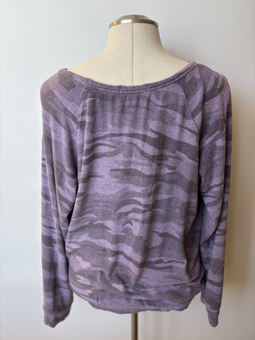 Pre-Loved Buffalo Purple Camo Sweater