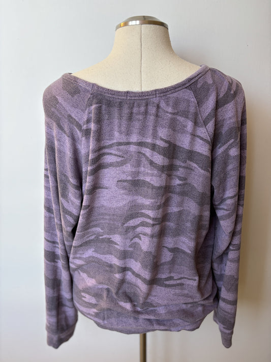 Pre-Loved Buffalo Purple Camo Sweater