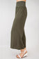 Linen Bamboo Khaki Capri