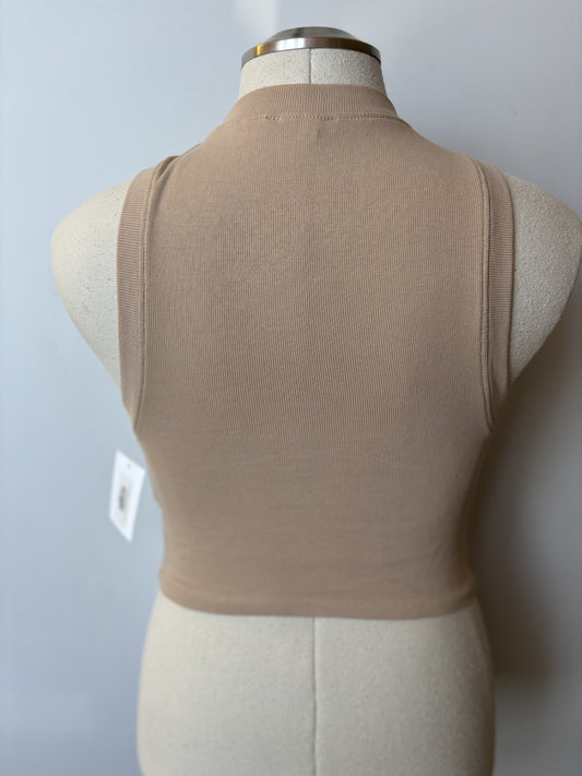 Pre-Loved Zara Basic Rib Cop Tank