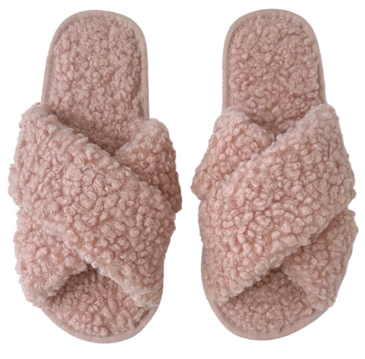 Sherpa Slippers - Pink
