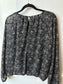NWT DEX ELASTIC WAIST FLORAL BLOUSE