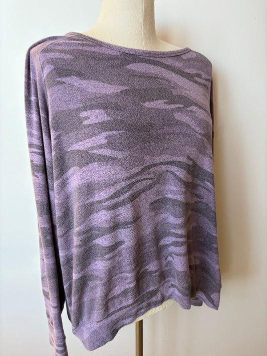 Pre-Loved Buffalo Purple Camo Sweater