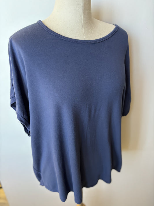 Pre-Loved Buffalo Short Sleeve Tunic - Slate