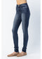 JUDY BLUE - MID LONG PIN TACK SKINNY