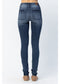 JUDY BLUE - MID LONG PIN TACK SKINNY