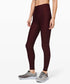 PRELOVED Lululemon Zoned In Tight Plum 27" (Size 10)