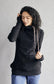 Pink Cement - 1/4 Zip- Blk with Rose Gold