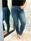 Judy Blue Raw Hem Tummy Control Skinny Jeans