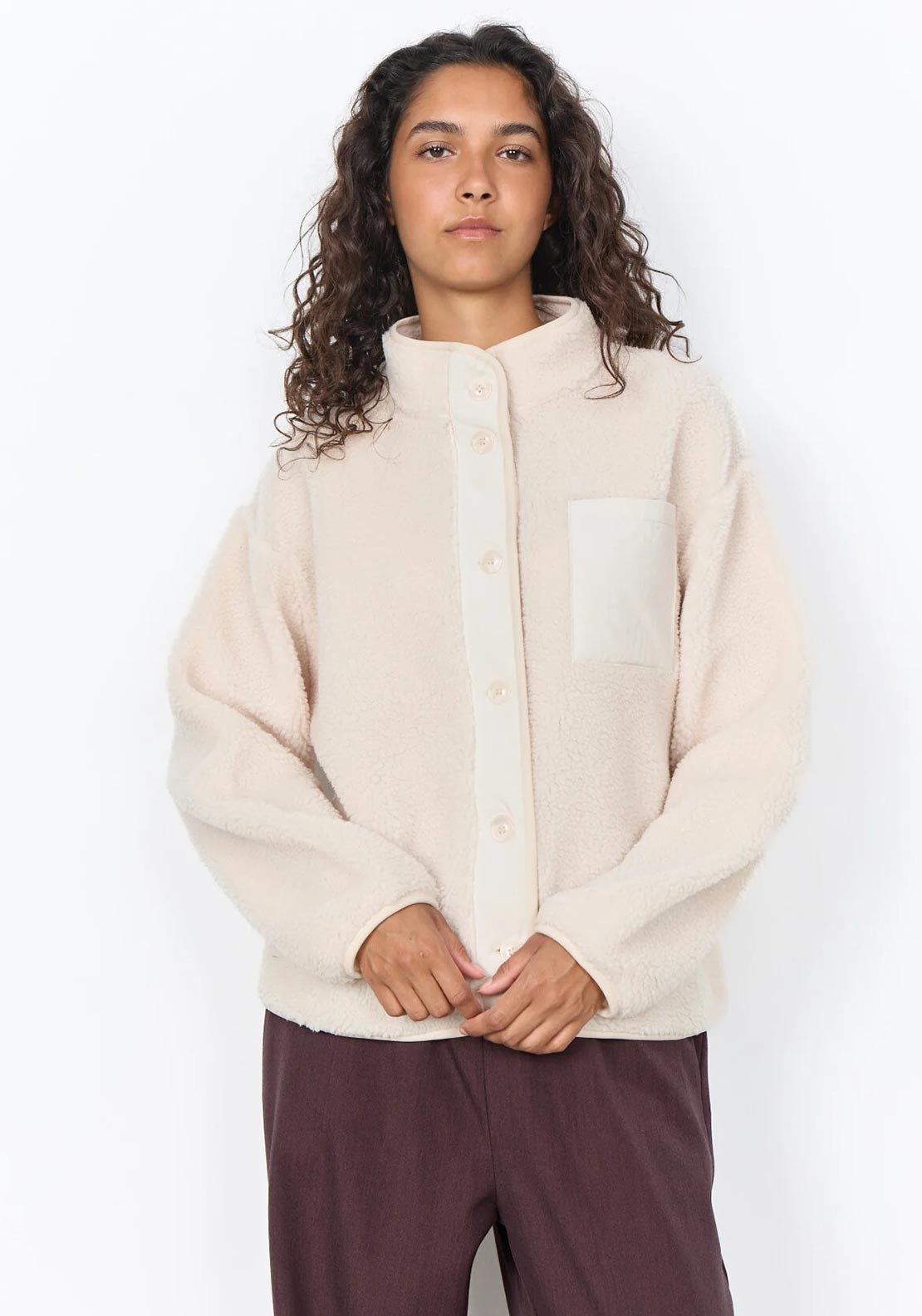 Soya Concept - Onyx Sherpa Sweater