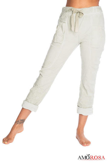 Amorosa - Italian Joggers - Pistasche